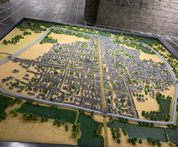 瓜州县建筑模型